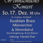 Plakat Weihnachtskonzert 2023
